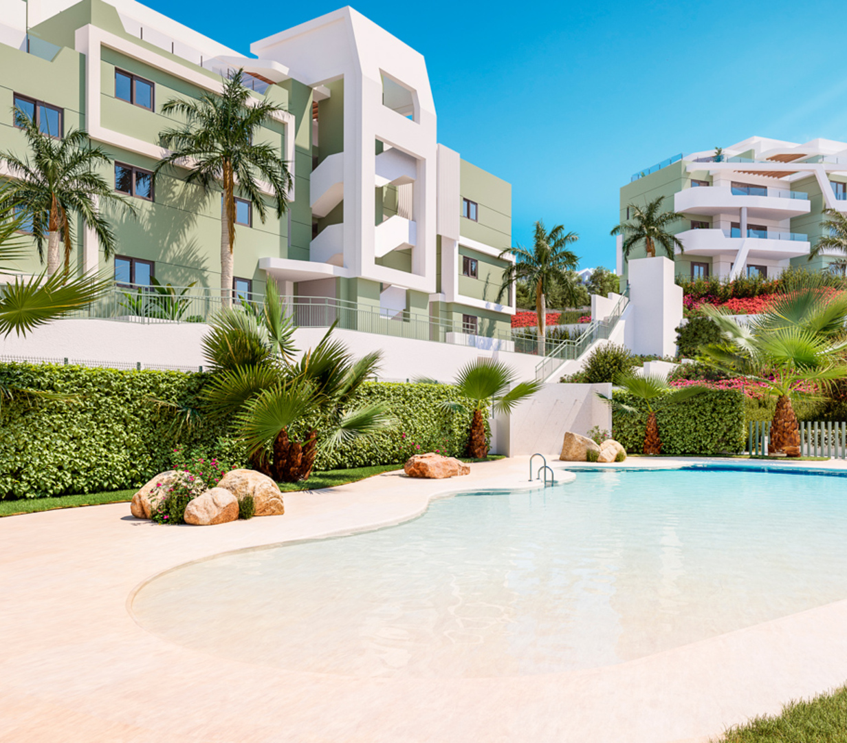 Apartments with a touch of exoticism in La Cala de Mijas