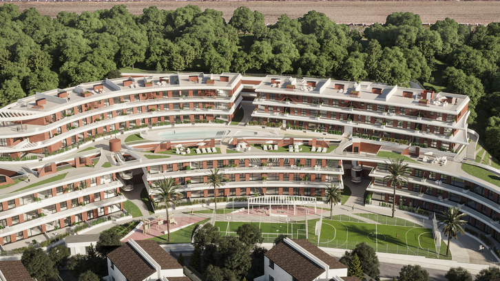 Apartmentkomplex in Las Lagunas de Mijas mit hervorragender Aussicht