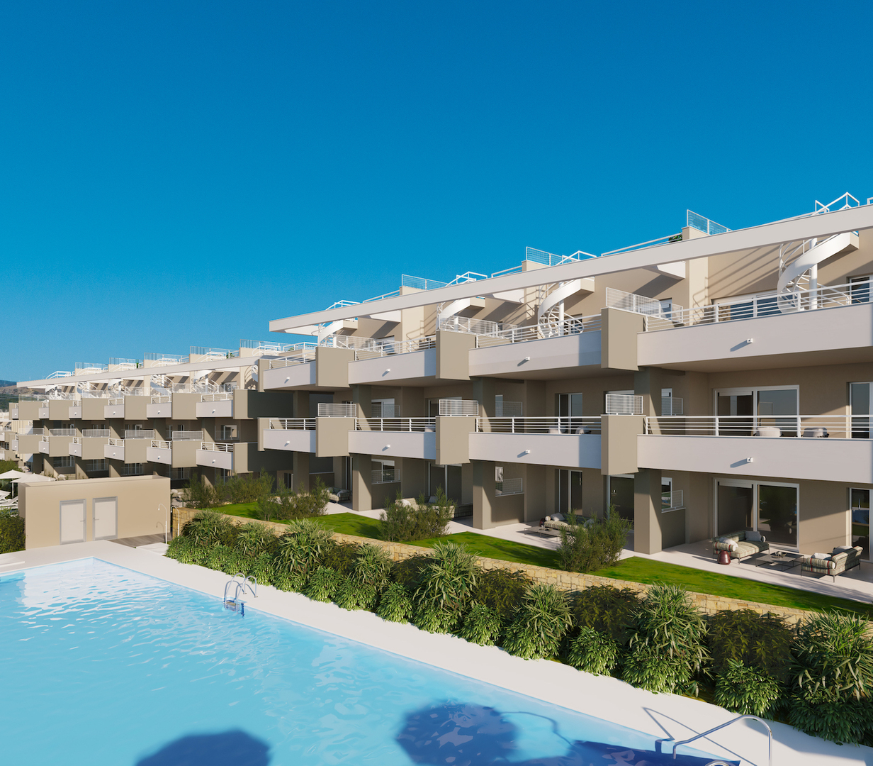 Modern apartments right next to the golf course