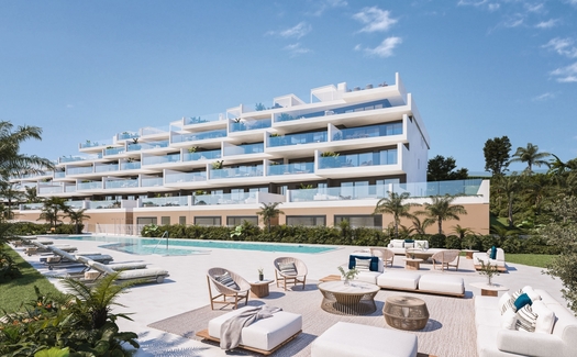 Apartments in the quiet area of La Duquesa with sea views