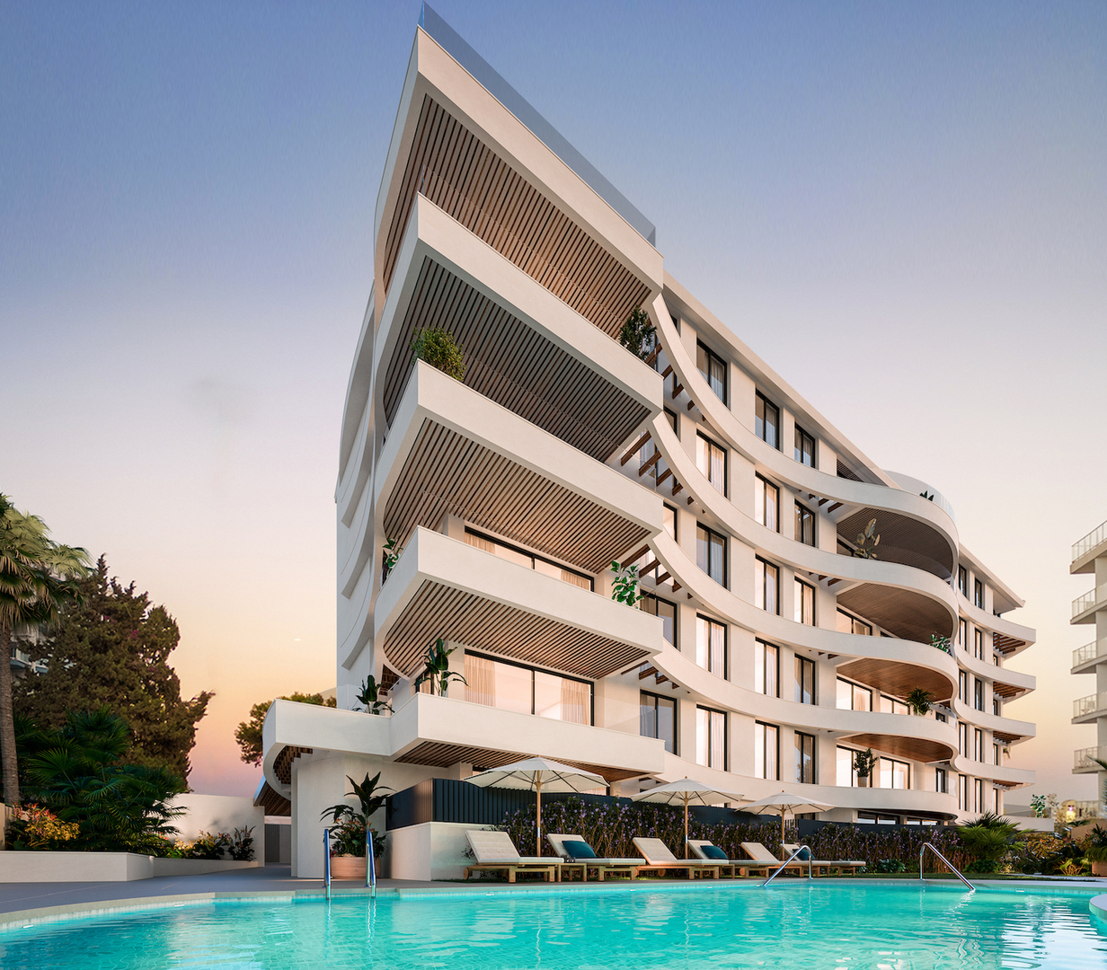Modern apartments by the marina in the center of Benalmádena
