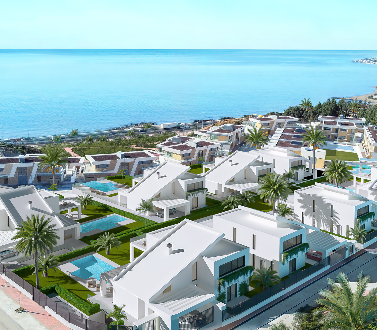 Premium villas near the beach at the El Chaparral golf course
