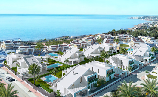 Premium villas near the beach at the El Chaparral golf course