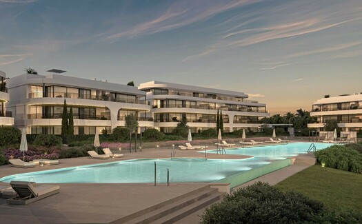 Modern apartments in a prestigious location between Estepona and Marbella