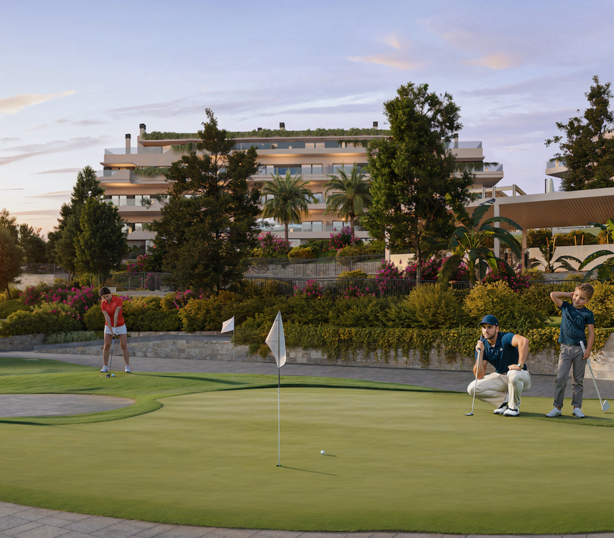 Unique apartments and penthouses with sea views at El Chaparral golf course