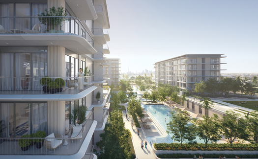 Residential complex by the sea in the elite Rashid Yachts & Marina