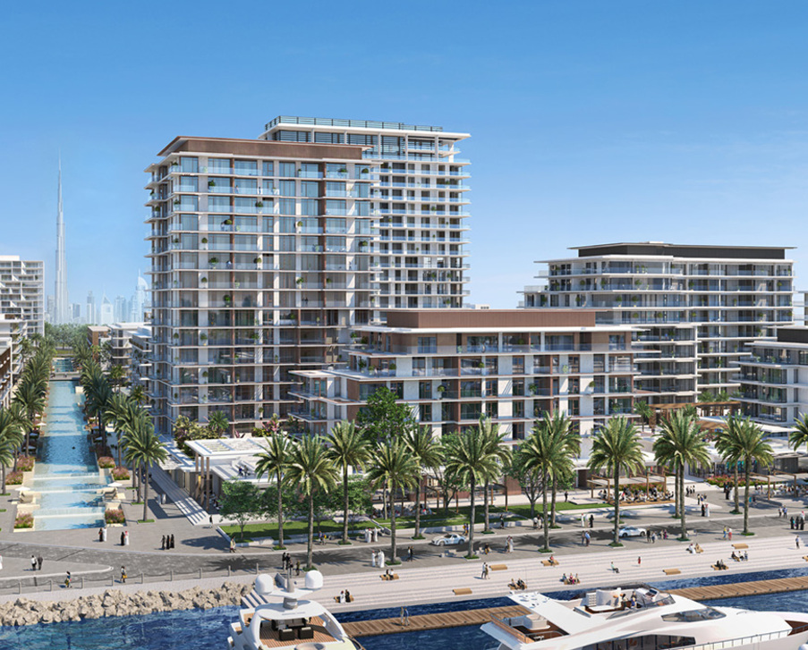 Een luxe wooncomplex in het hart van Rashid Yachts & Marina