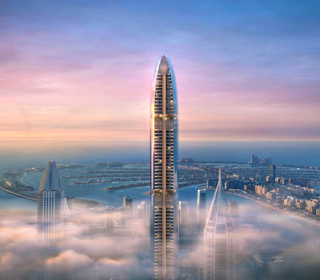 The tallest residential building in the world being built in the prestigious location of Dubai Marina