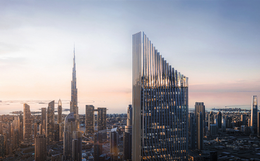 World's tallest residential building under construction in the heart of Dubai Business Bay