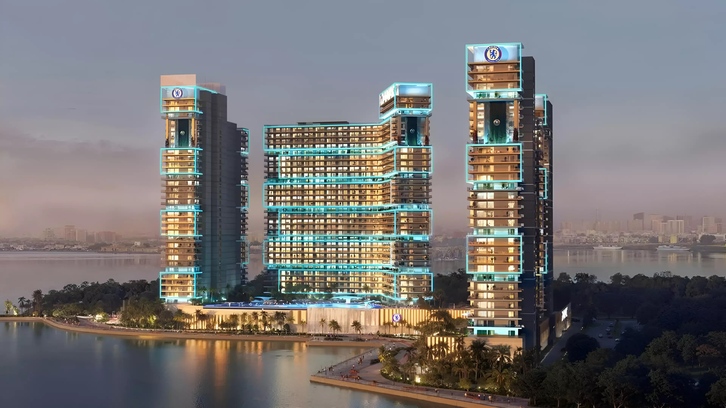 Современная прибрежная жизнь в Dubai Maritime City