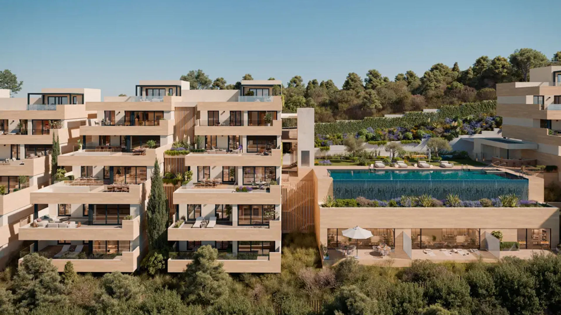 Residencia panorámica con vistas en Marbella