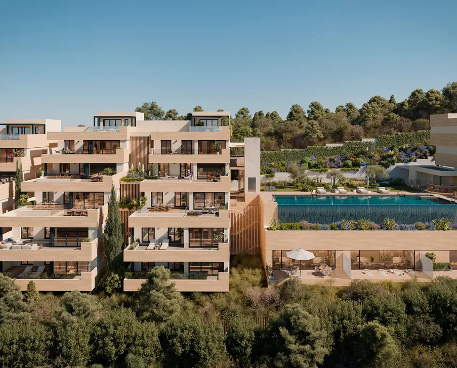 Residencia panorámica con vistas en Marbella