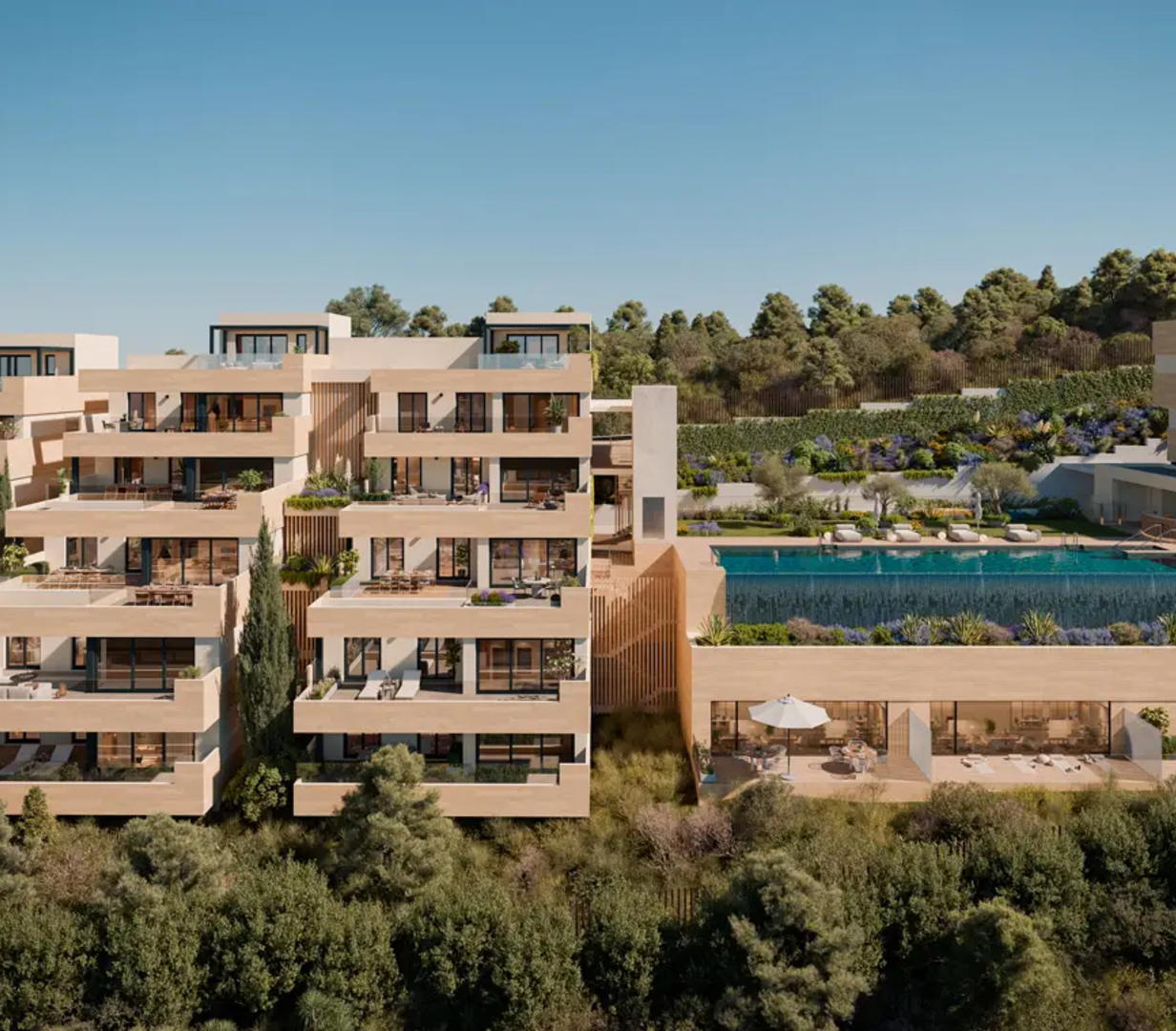 Résidence panoramique avec vue à Marbella