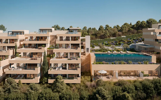 Résidence panoramique avec vue à Marbella