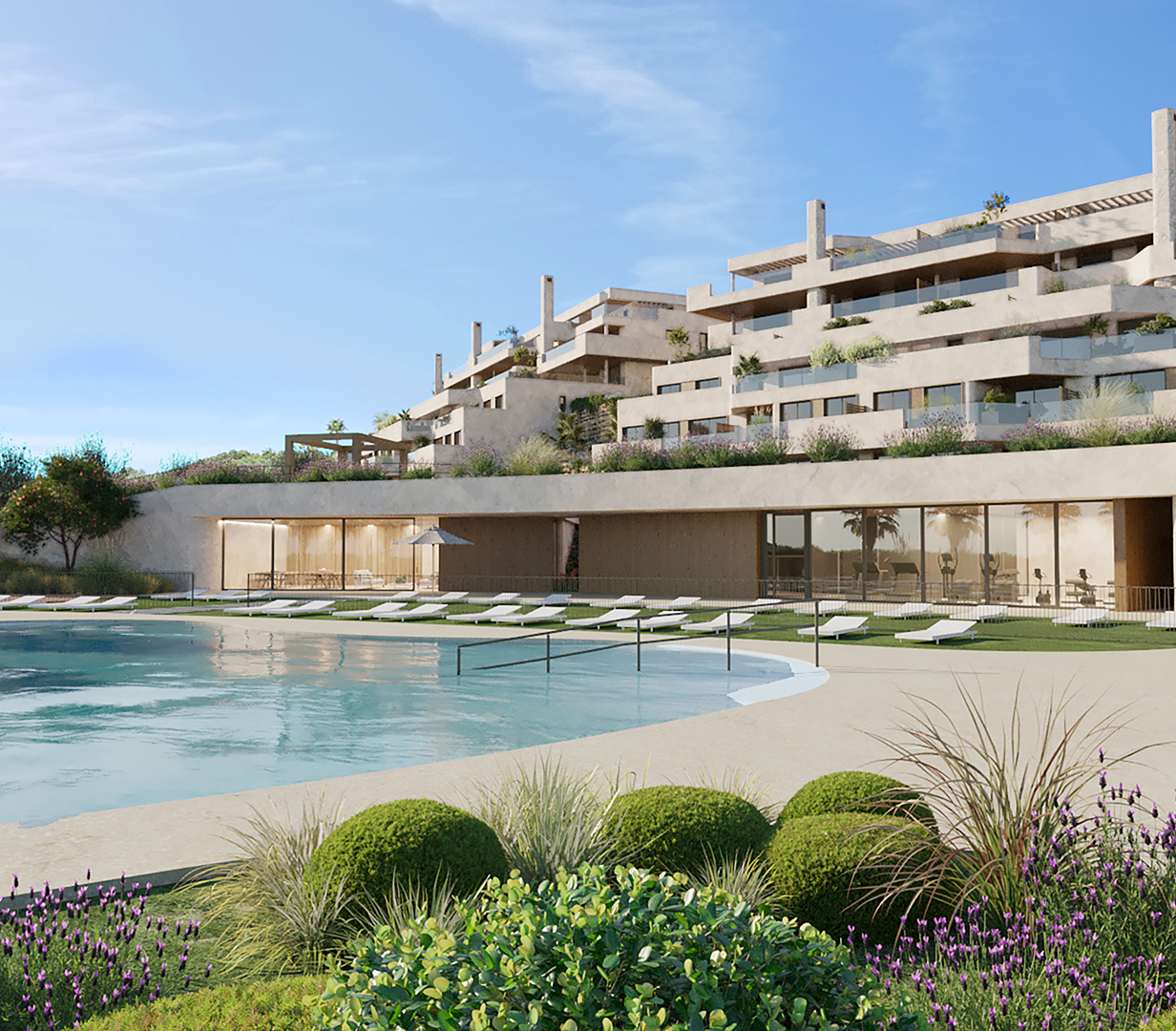 Appartements situés dans un endroit paisible en bord de mer et à proximité de terrains de golf